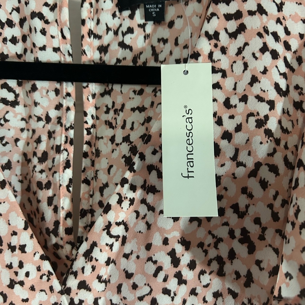 Pink Patterned Bodysuit - Picture 2 of 3